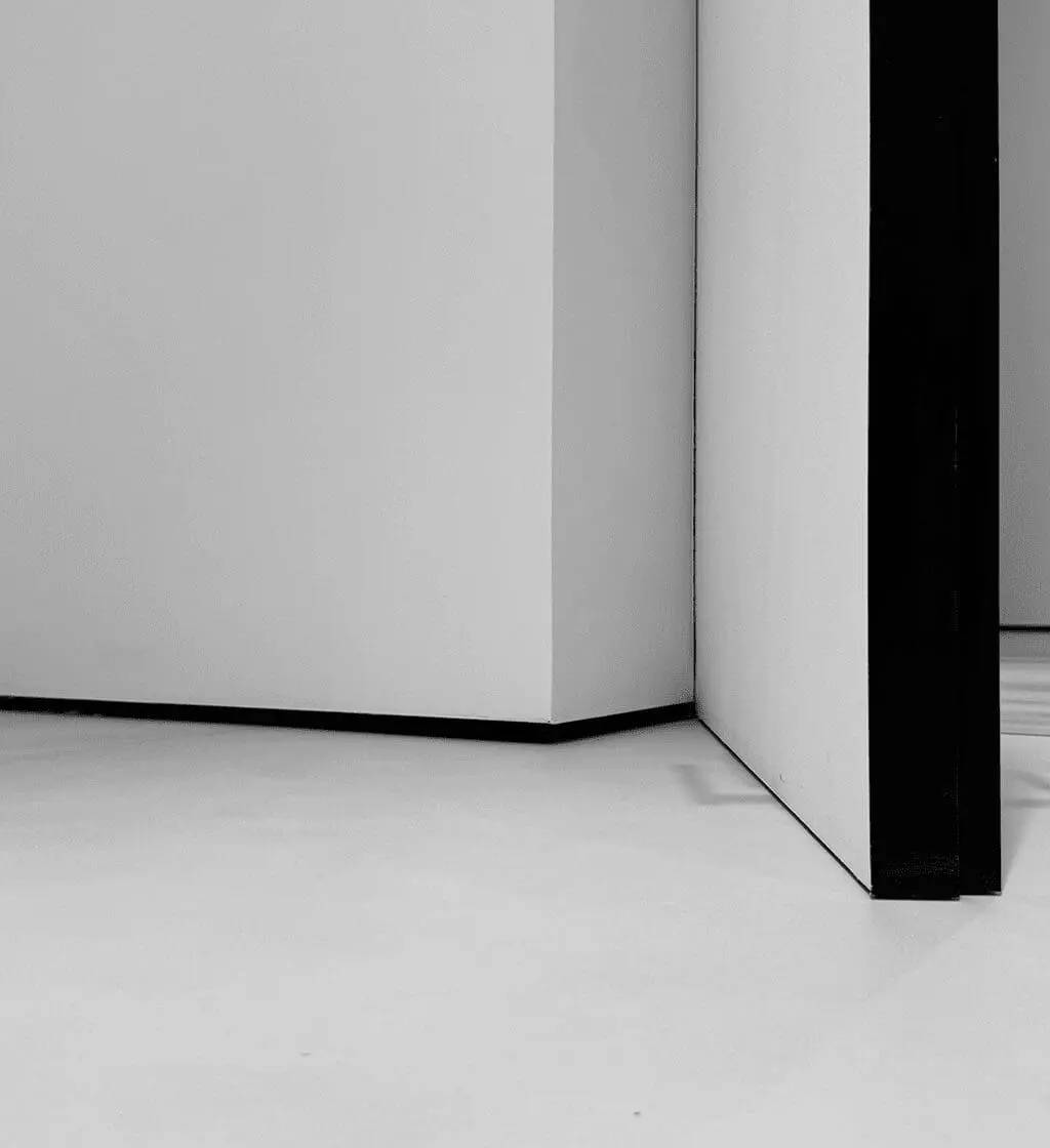 Profil Shadow Gap negru aluminiu anodizat