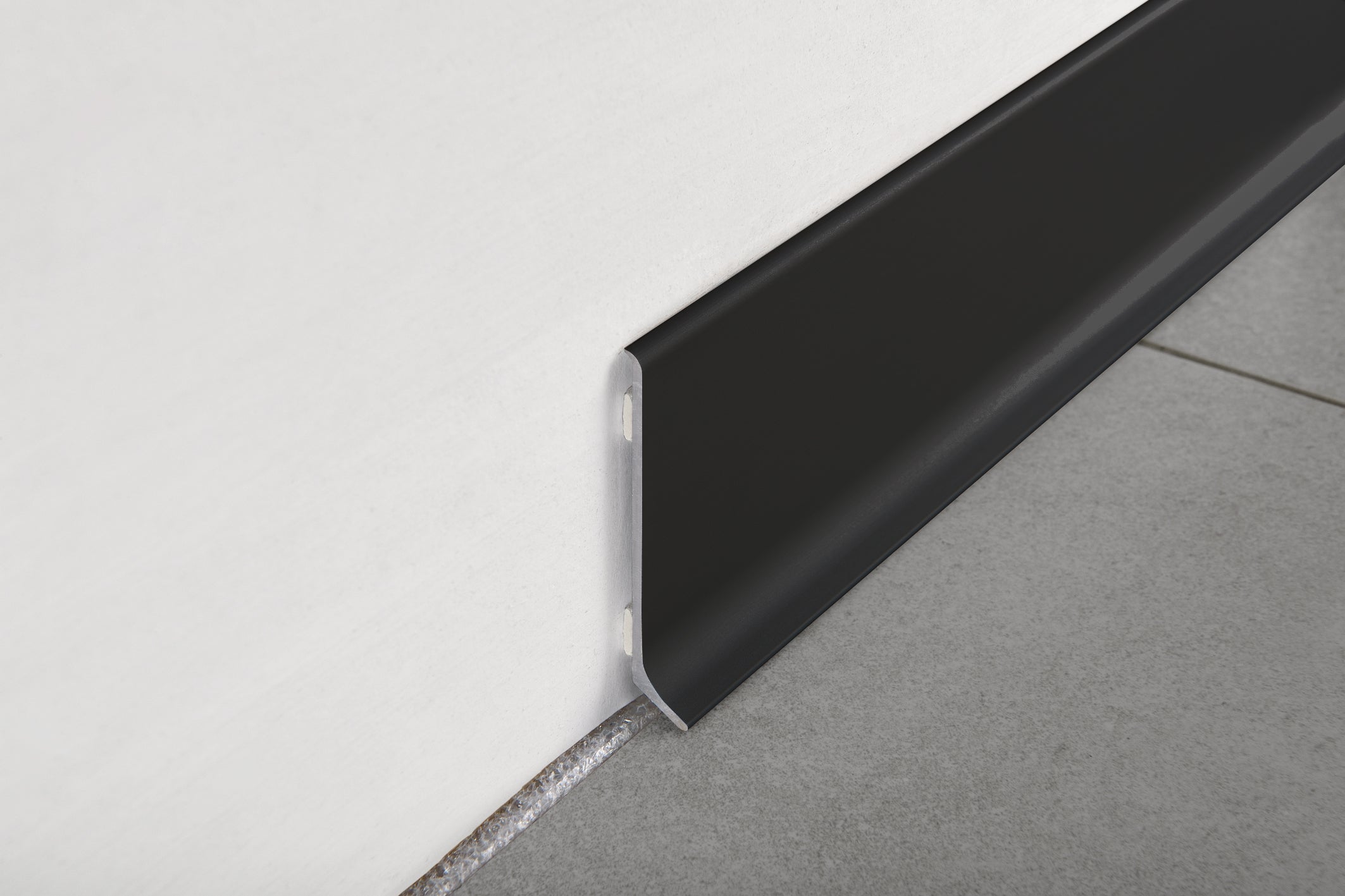 Plinta neagra aluminiu pentru perete Skirting-60