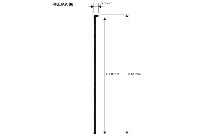 Plinta aluminiu pentru finisaje elegante-Proskirting Line
